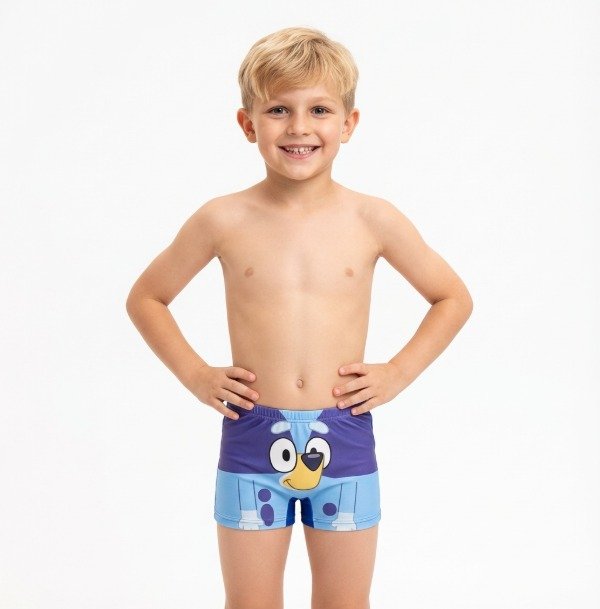 SUNGA LYCRA BLUEY AZUL - ANTICLORO FILTRO UV