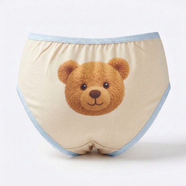 BOMBACHITA TEDDY BEAR NATURAL PURO ALGODON