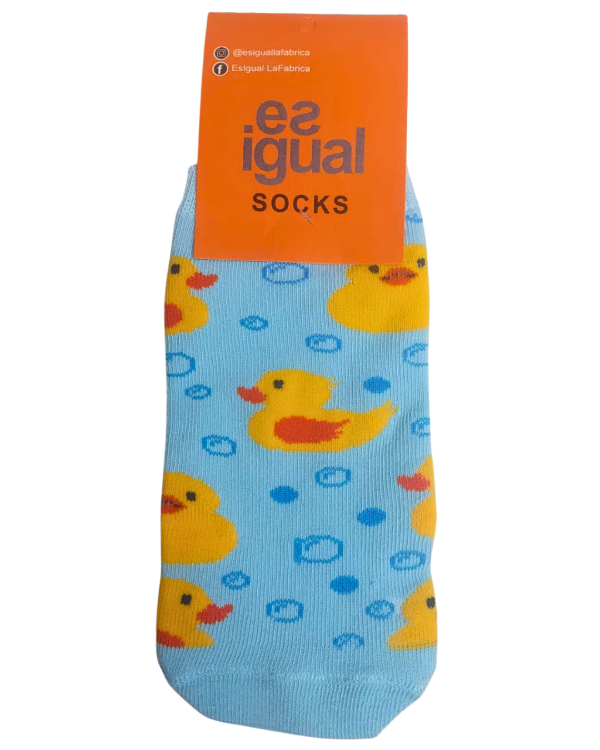 MEDIAS SOQUETE PATOS CELESTES 23 AL 33 *