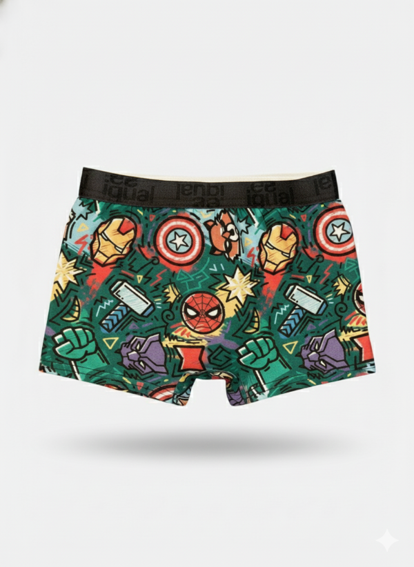 BOXER SUPER LOGOS MARVEL