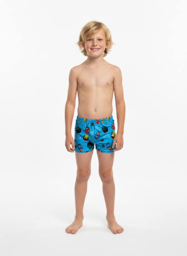 SUNGA LYCRA MARVEL NEW 2026 - ANTICLORO FILTRO UV ESTAMPADO 360