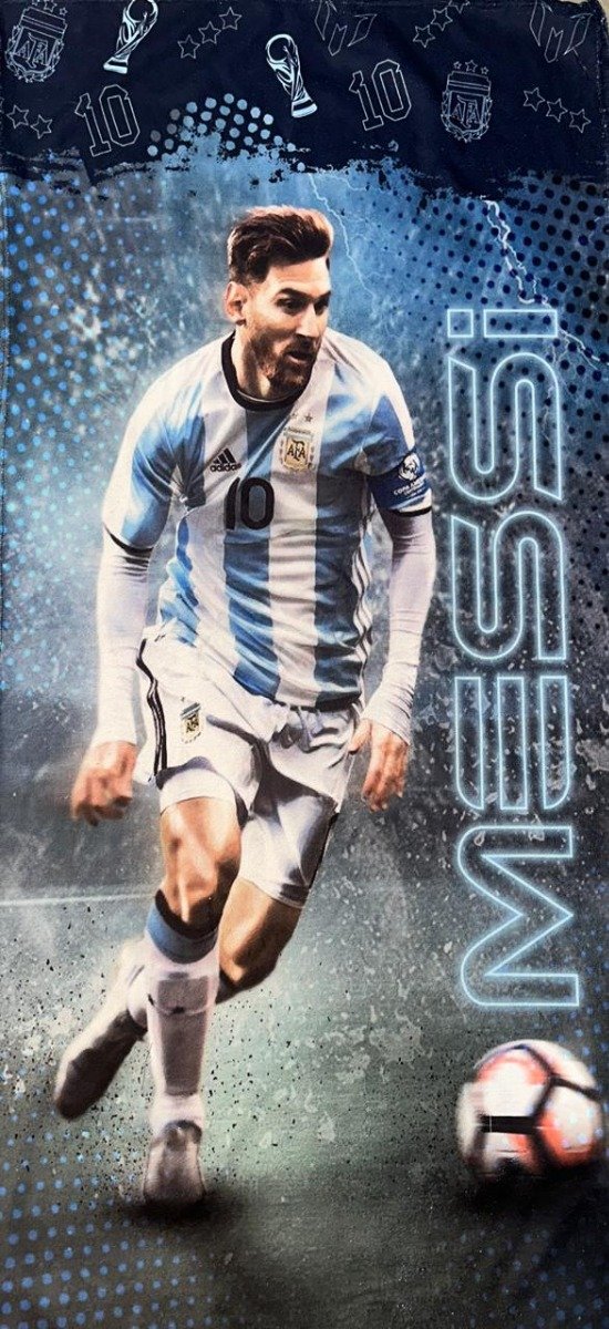TOALLON MESSI 10 .TOALLA MICRO