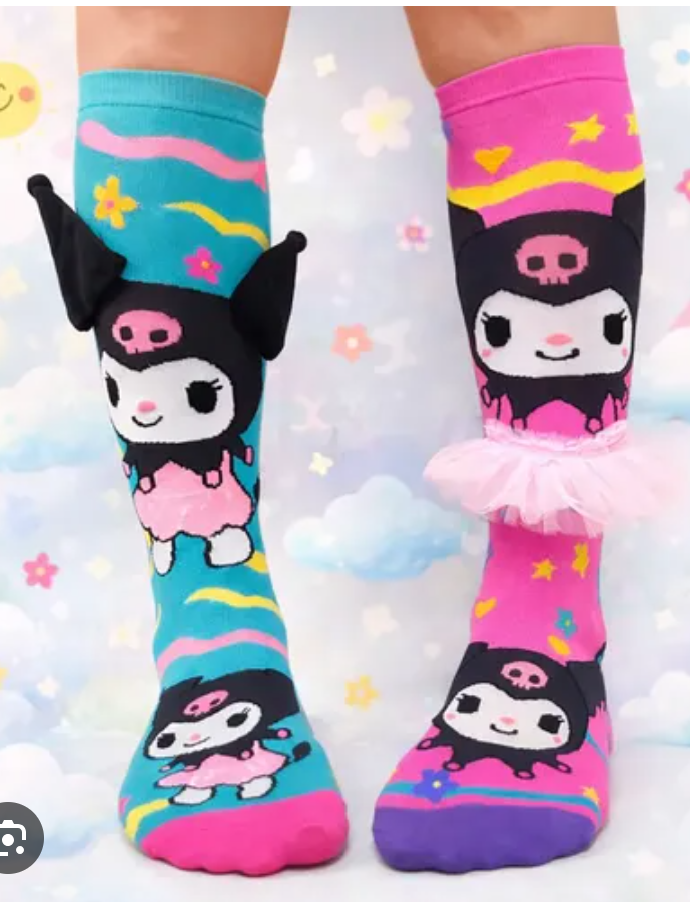 MEDIAS 3D Kuromi DOS COLORES