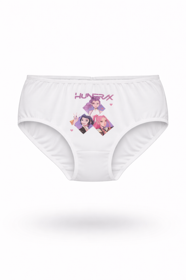 BOMBACHITA K-POP DEMON HUNTER BLANCO PURO ALGODON