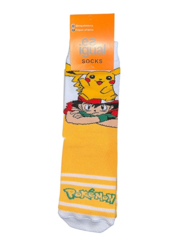 MEDIA CAÑA PICKACHU Y POCKEMON AMARILLA 23 AL 33