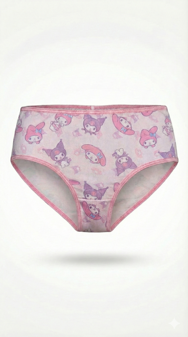 BOMBACHITA MY MELODY Y KUROMY PURO ALGODON ORGANICO FULL ESTAMPA