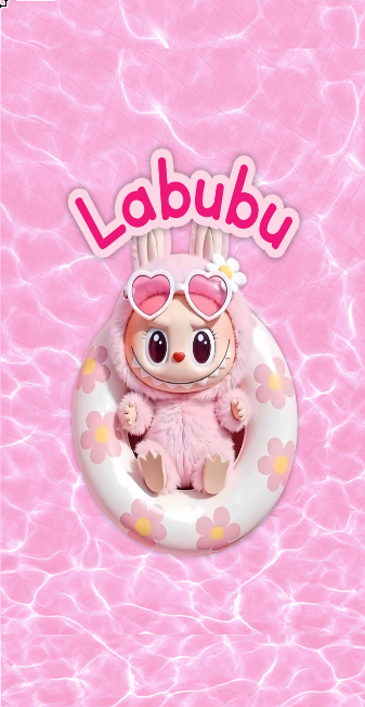 TOALLON LABUBU .TOALLA MICRO