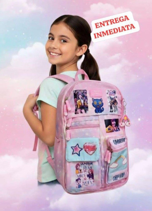 MOCHILA K-POP MULTIBOLSILLO