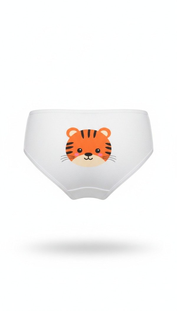 BOMBACHITA TIGER PURO ALGODON BLANCO