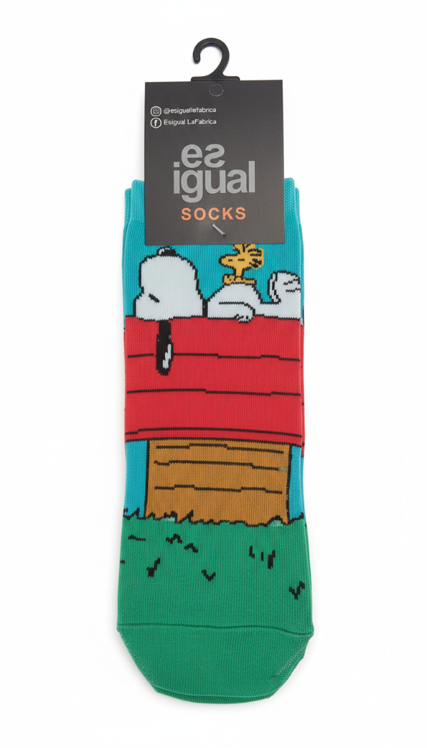MEDIAS SOQUETE SNOOPY CASITA 33 AL 40