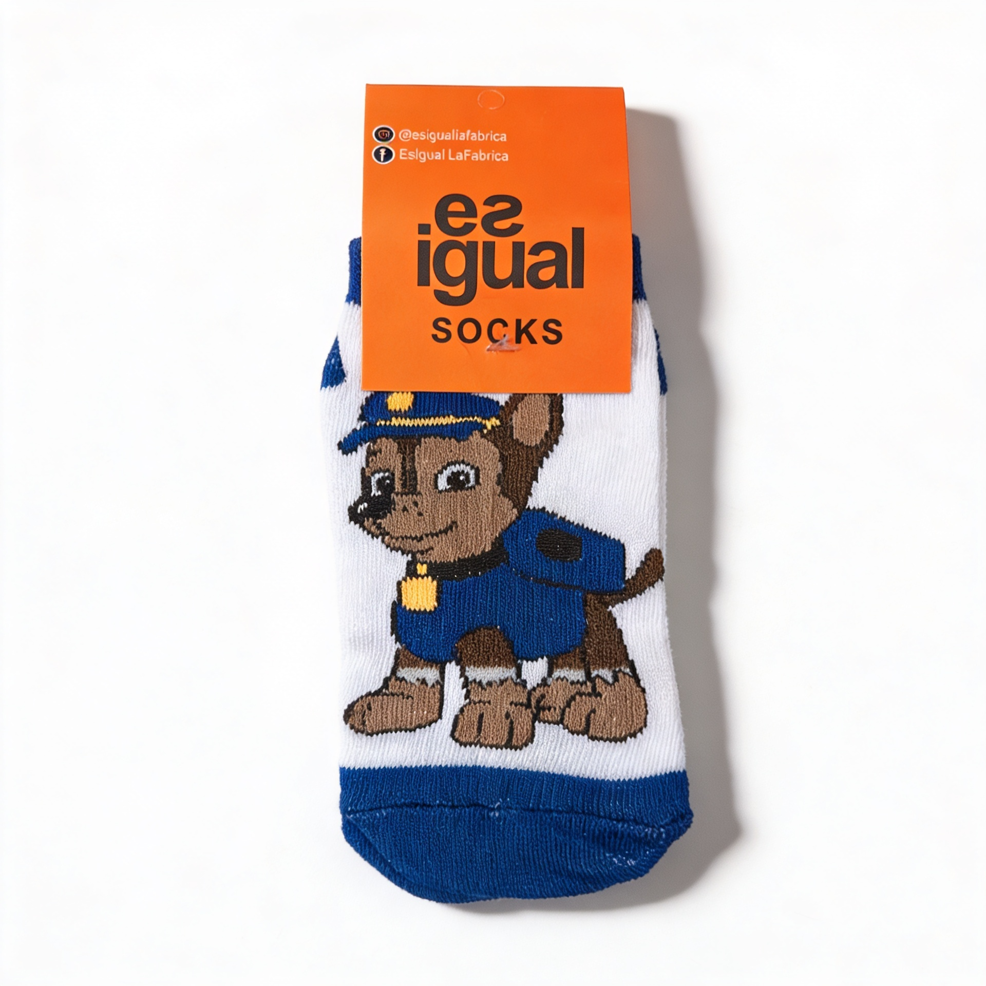 MEDIAS SOQUETE PAW PATROL CHASE AZUL 23 AL 33