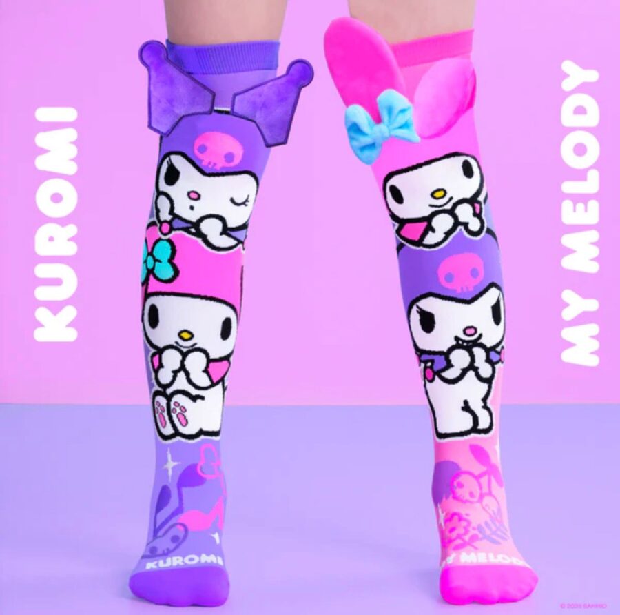 💜 MEDIAS 3D KUROMI & MY MELODY - KAWAII TOTAL 💜