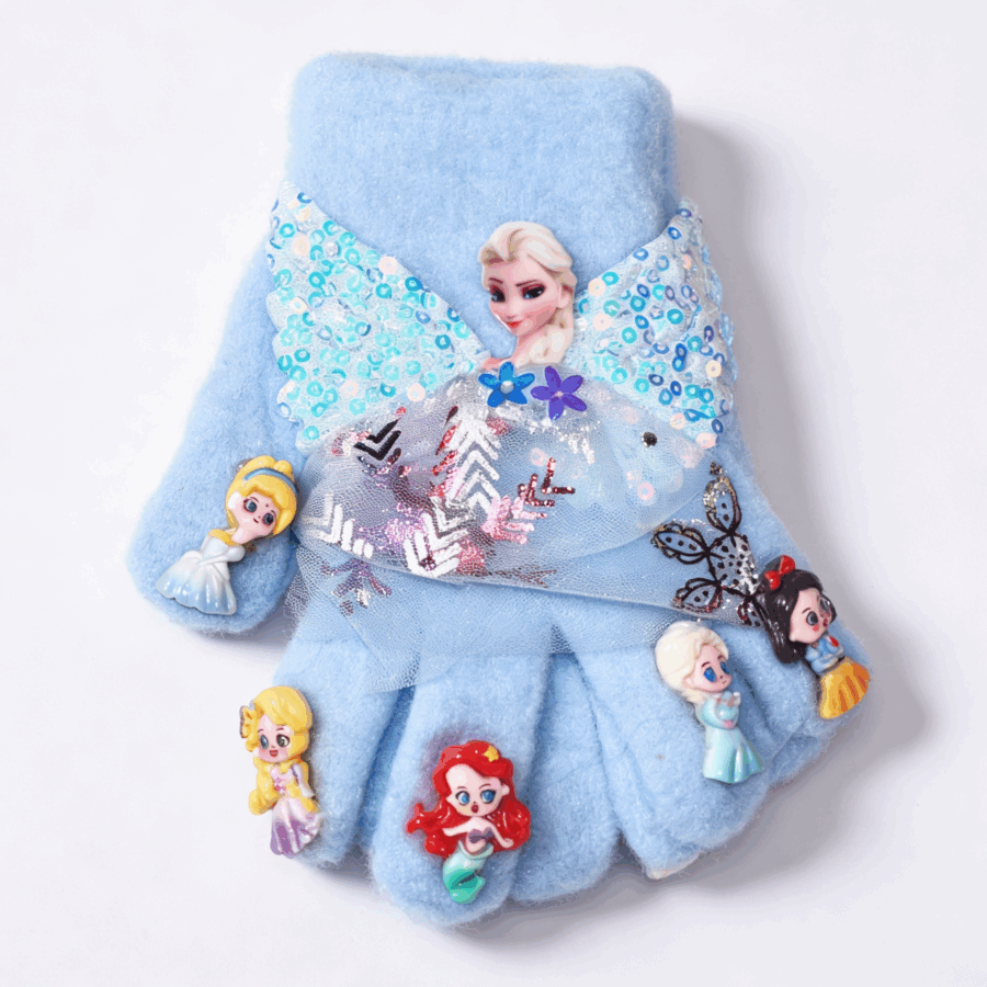 👸 GUANTES PRINCESAS DISNEY - EDICIÓN MÁGICA 👸 CELESTE
