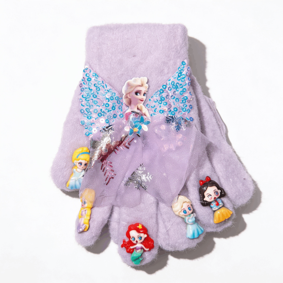 👸 GUANTES PRINCESAS DISNEY - EDICIÓN MÁGICA 👸 LILA