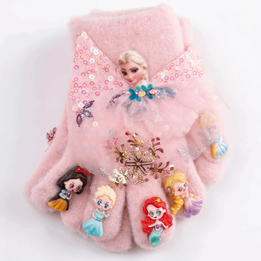 👸 GUANTES PRINCESAS DISNEY - EDICIÓN MÁGICA 👸 ROSA