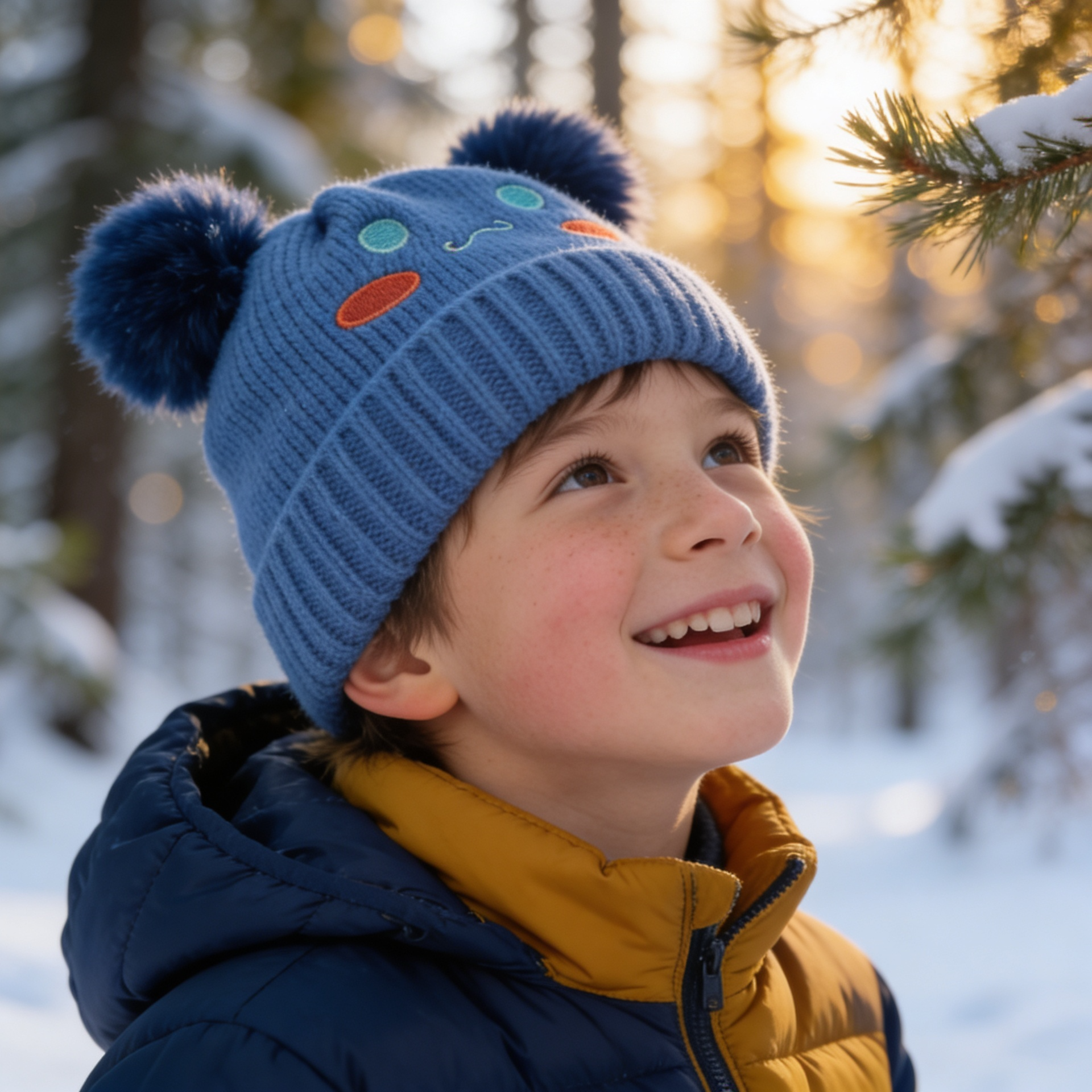 Gorro Cinnamoroll Azul con Forro de Corderito 💙 AZUL CIELO - Imagen 4