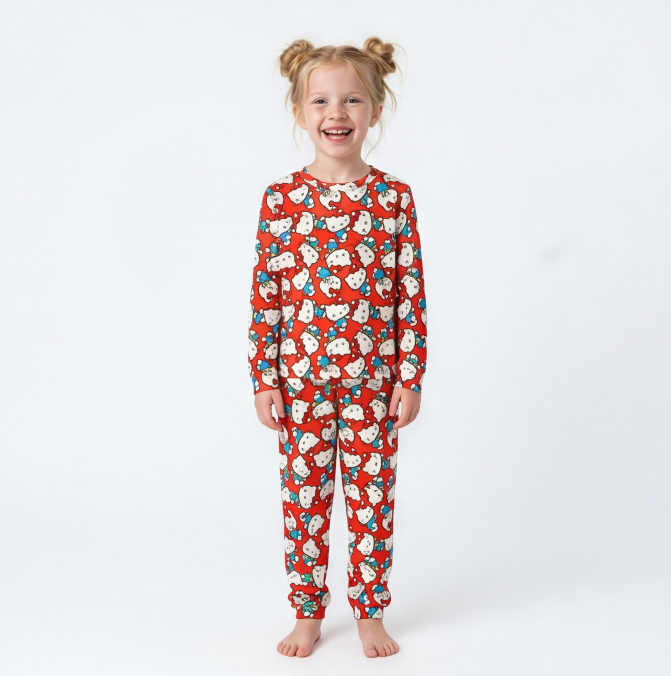 PIJAMA HELLO KITTY ROJO TERMICO