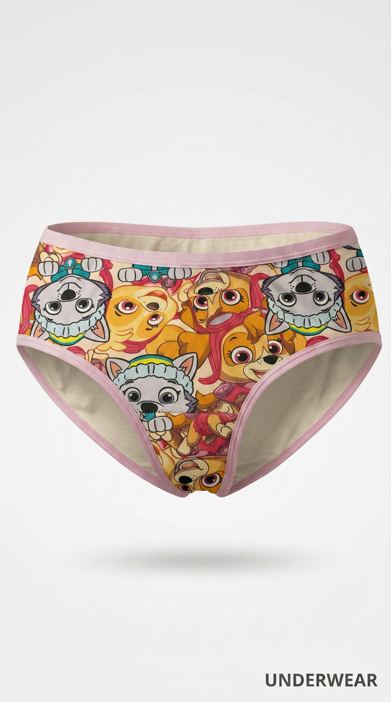 BOMBACHITA PAW PATROL PURO ALGODON ORGANICO FULL ESTAMPA