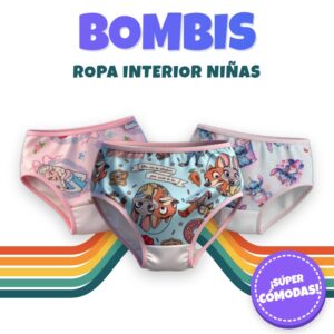 ROPA INTERIOR NIÑAS – BOMBIS & CONJUNTOS ROPA INTERIOR