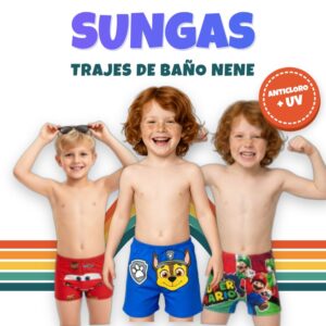 SUNGAS LYCRA – TRAJES DE BAÑO NENE